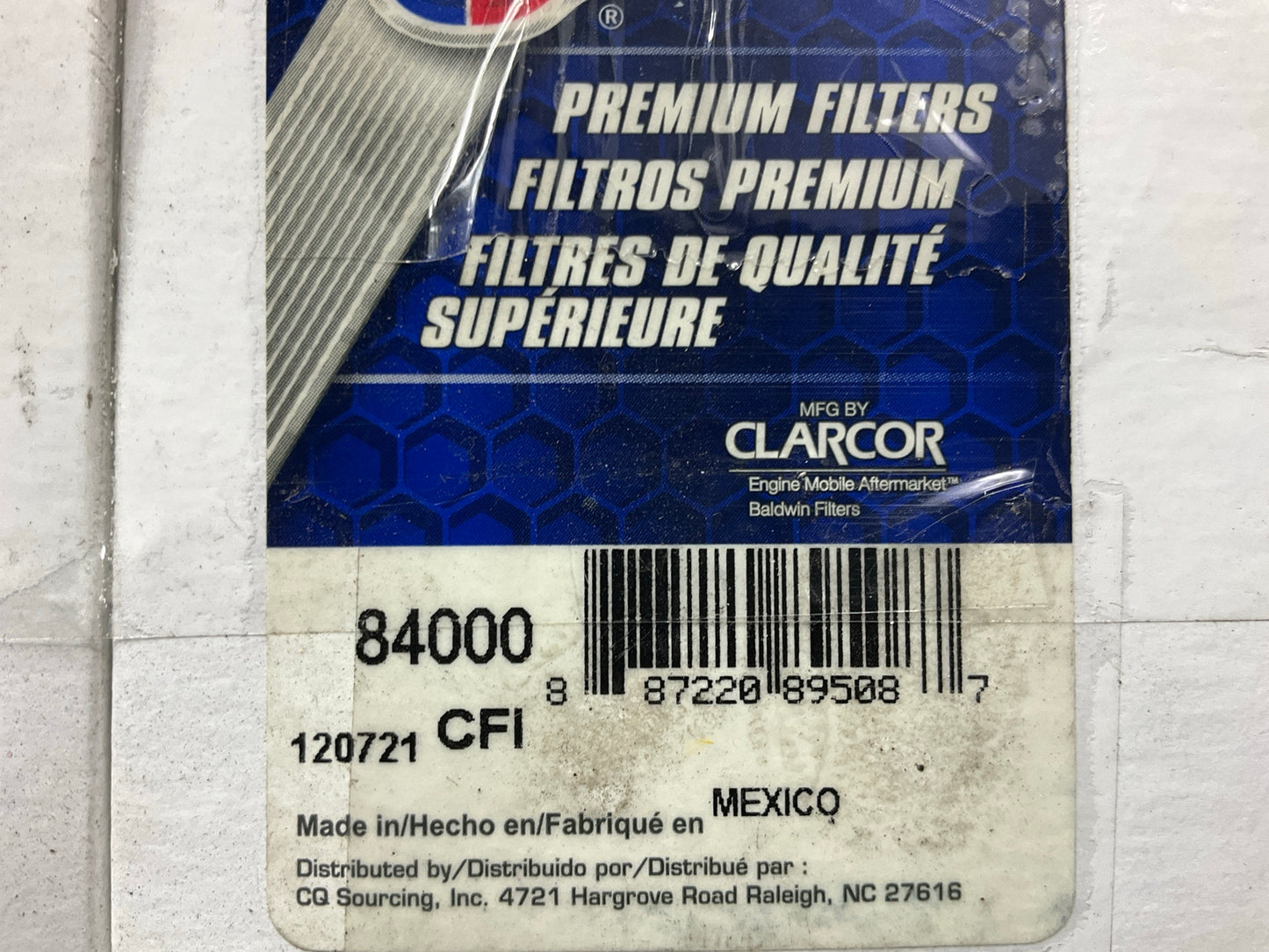 (2) Carquest 84000 Heavy Duty Oil Filter Replaces 57000, 5205002, 5205002S