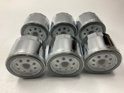 (6) Carquest 84013 Chrome Motorcycle Oil Filter Replaces 57013, 63782-80, PH6019