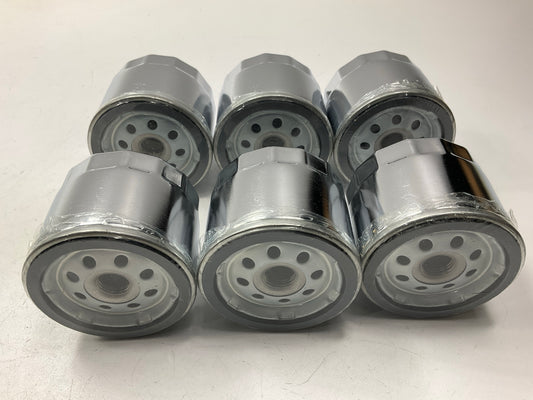 (6) Carquest 84013 Chrome Motorcycle Oil Filter Replaces 57013, 63782-80, PH6019