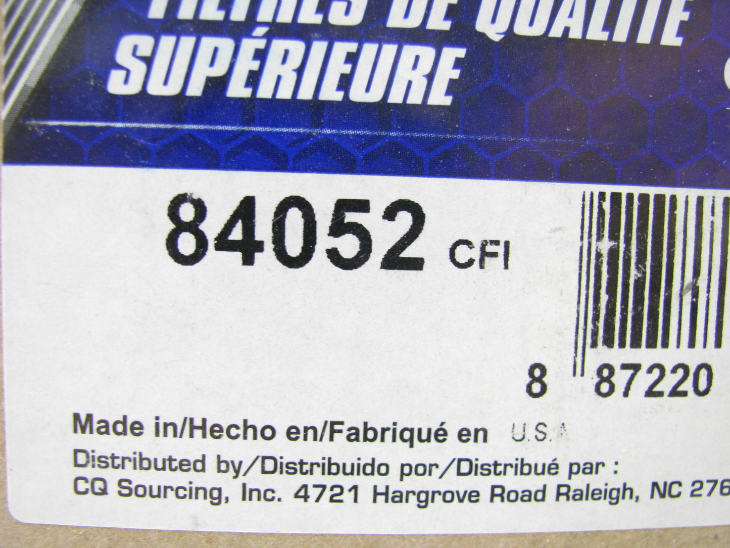 Carquest 84052 Spin-On Hydraulic Filter Replaces: Wix 57052, AY052, P550253
