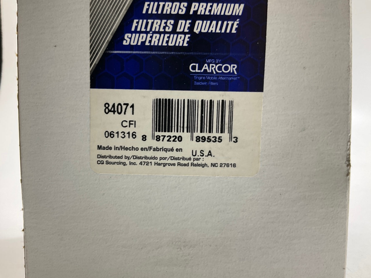 Carquest 84071 Engine Oil Filter