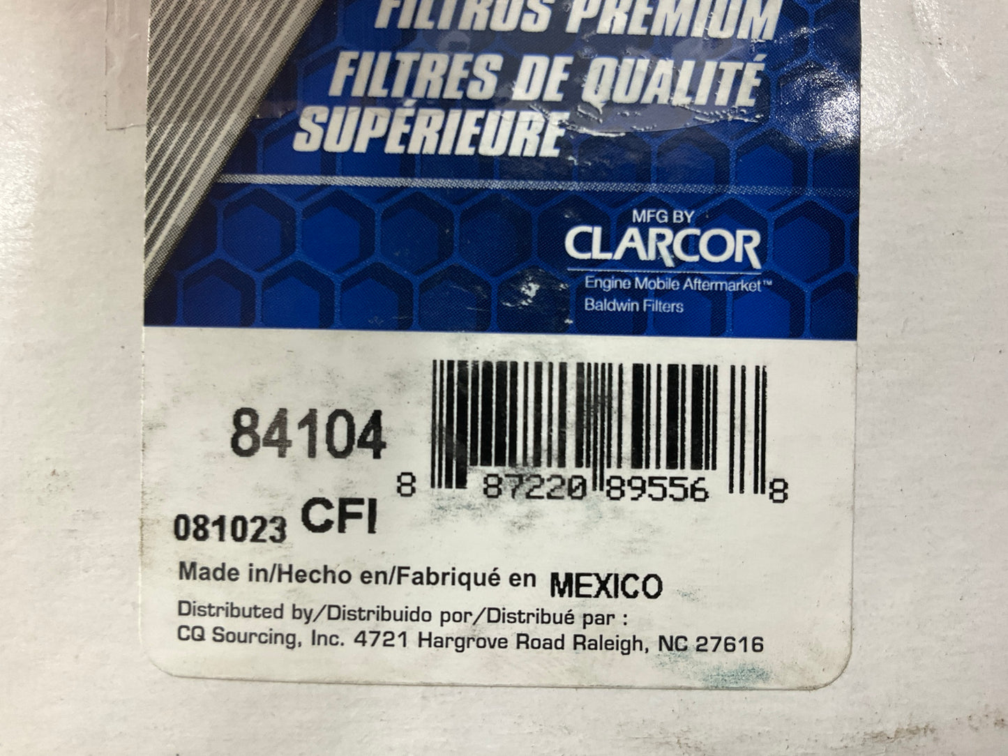 Carquest 84104 Hydraulic Filter Replaces 57104, LFH8460, HF6580, BT8843MPG