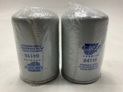 (2) Carquest 84116 Hydraulic Oil Filter Replaces P8707 57116 L25100 LFP2275