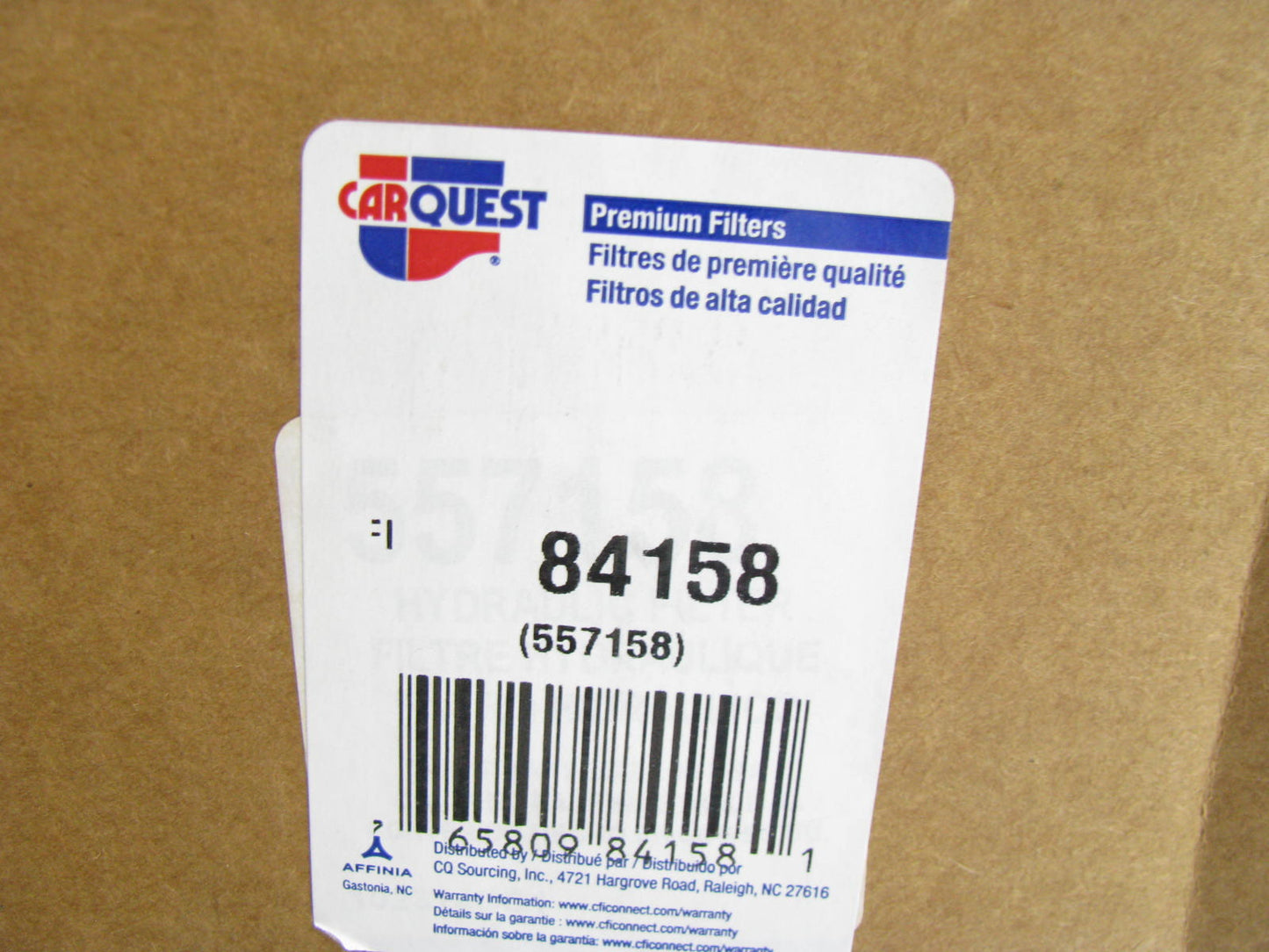 Carquest 84158 Hydraulic Oil Filter Replaces 57158 PT8478 P550574 HF28910