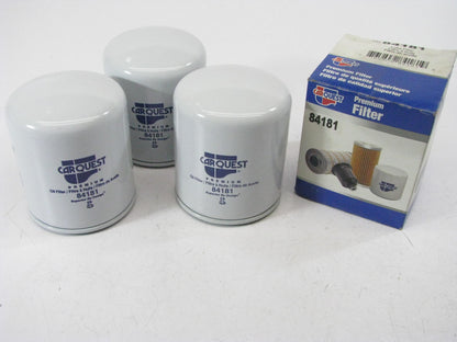 (3) Carquest 84181 Engine Oil Filter Replaces Wix 57181, 700723604, BT8409