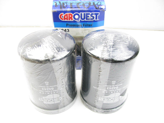 (2) Carquest 84243 Oil Filter Replaces: 57243 L35197 7243 LFP5757 LF463 LF3703
