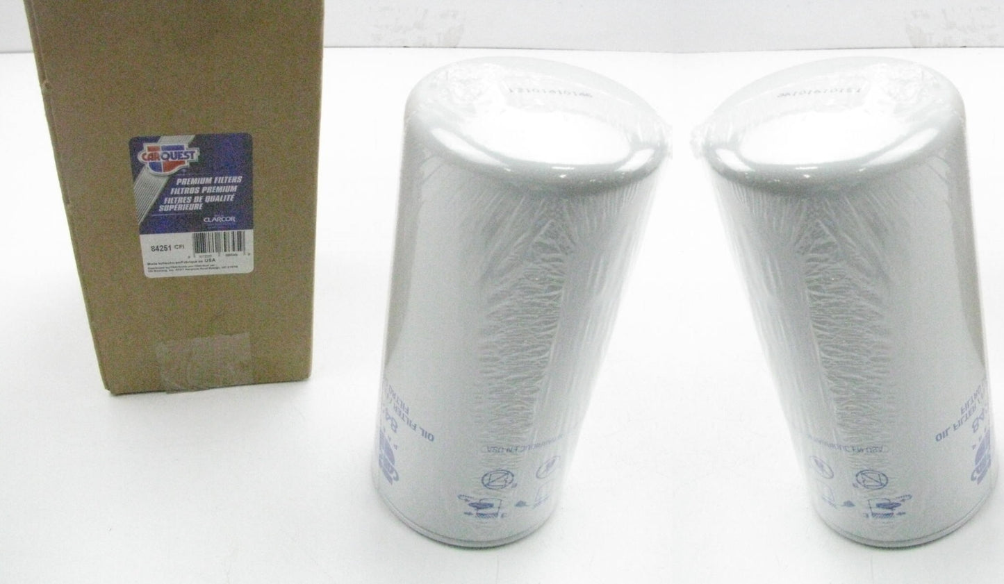 (2) Carquest 84251 Oil Filter Replaces: 57251 LFP8964 LF3744 P550562 B7170 PF130