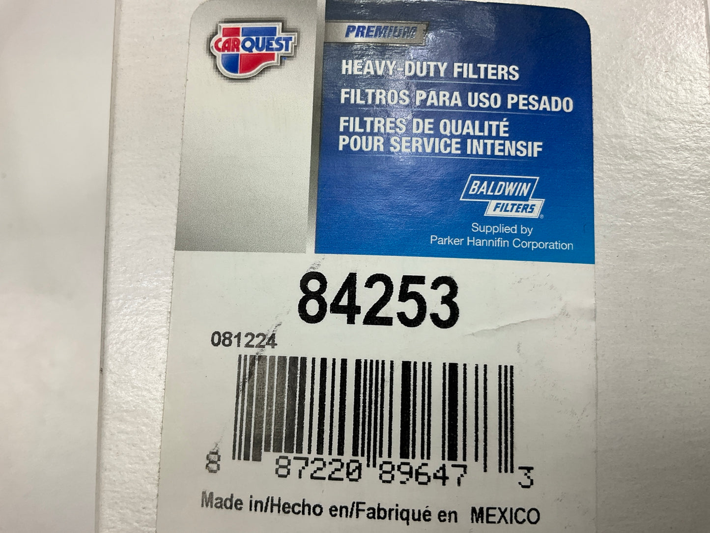 Carquest 84253 Oil Filter Replaces  57253 LF3745 11241400 B40006 100855 5156B