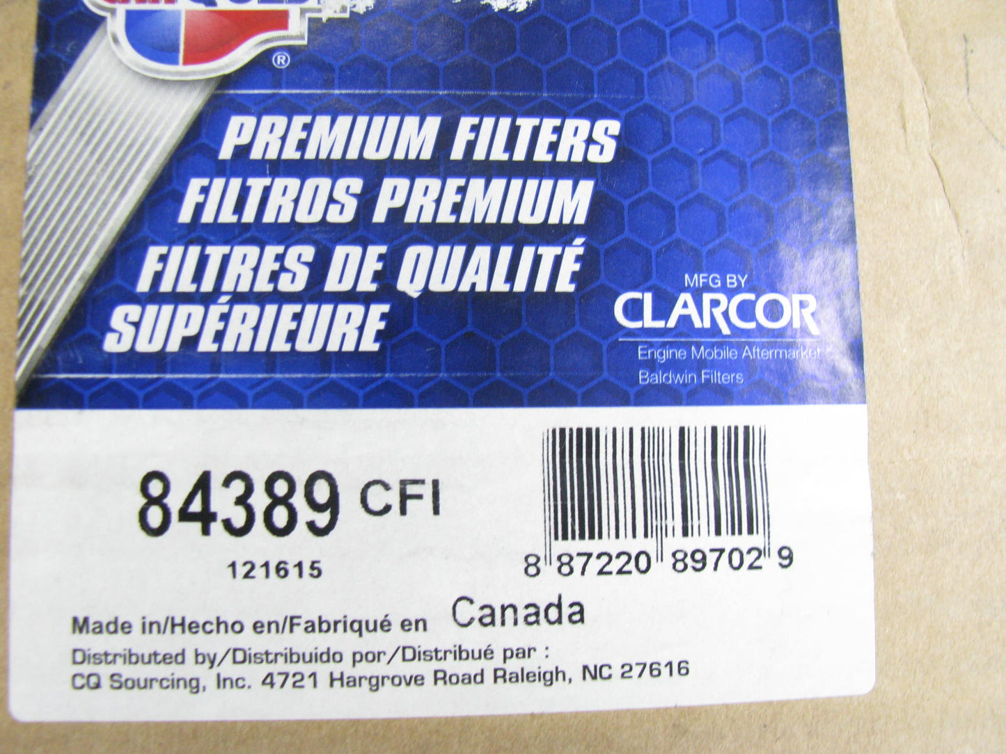 Carquest 84389 Hydraulic Oil Filter For John Deere Dump Trucks - 57389