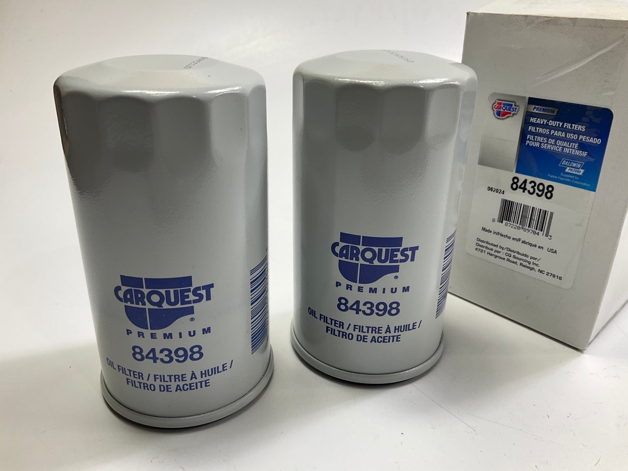 (2) Carquest 84398 Engine Oil Filter Replaces PH10027 57398 PH2875 B7238 LF16165