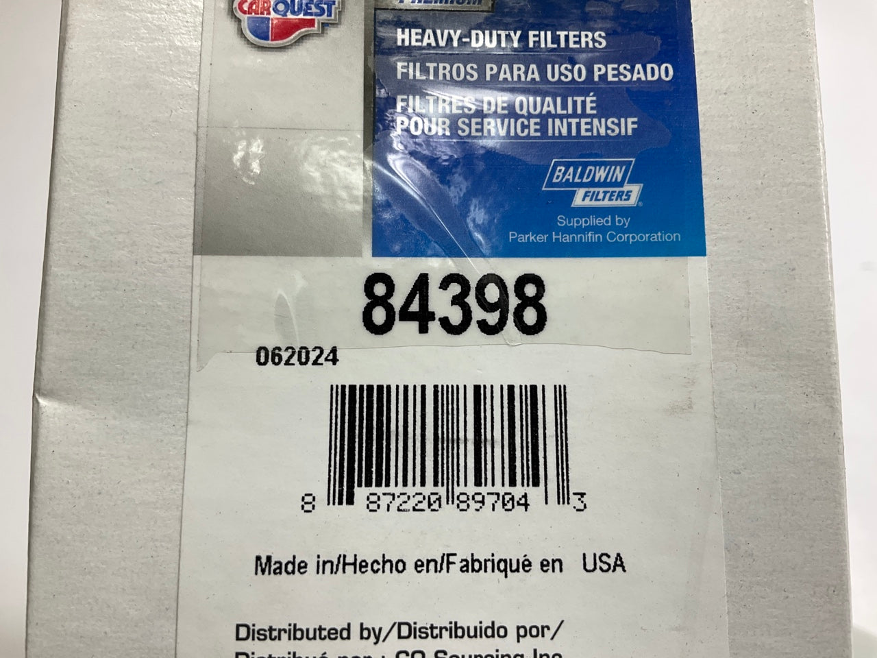 (2) Carquest 84398 Engine Oil Filter Replaces PH10027 57398 PH2875 B7238 LF16165