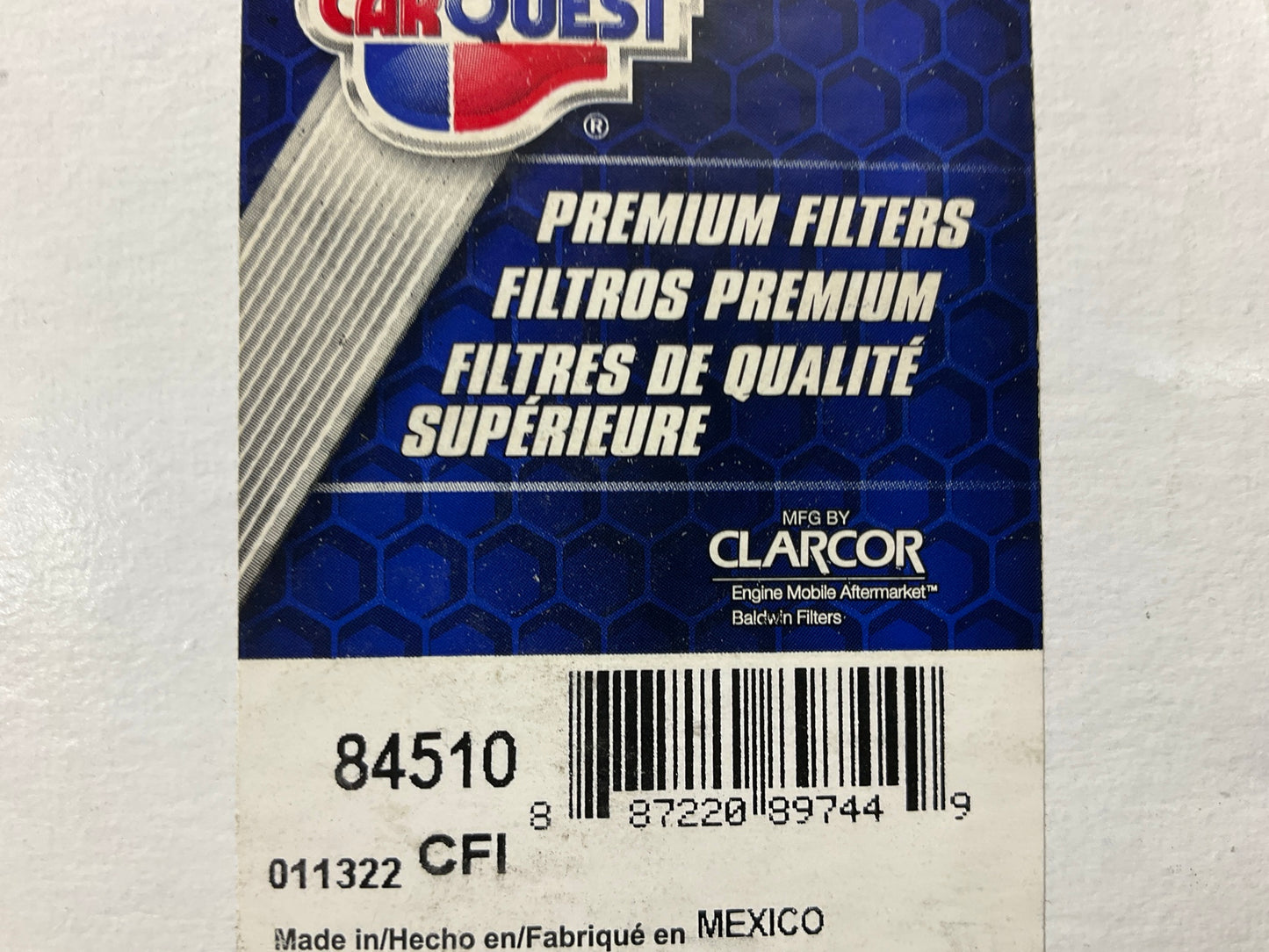 Carquest 84510 Oil Lube Filter Replaces 57510, MIU800651, PH2808, 12408535113