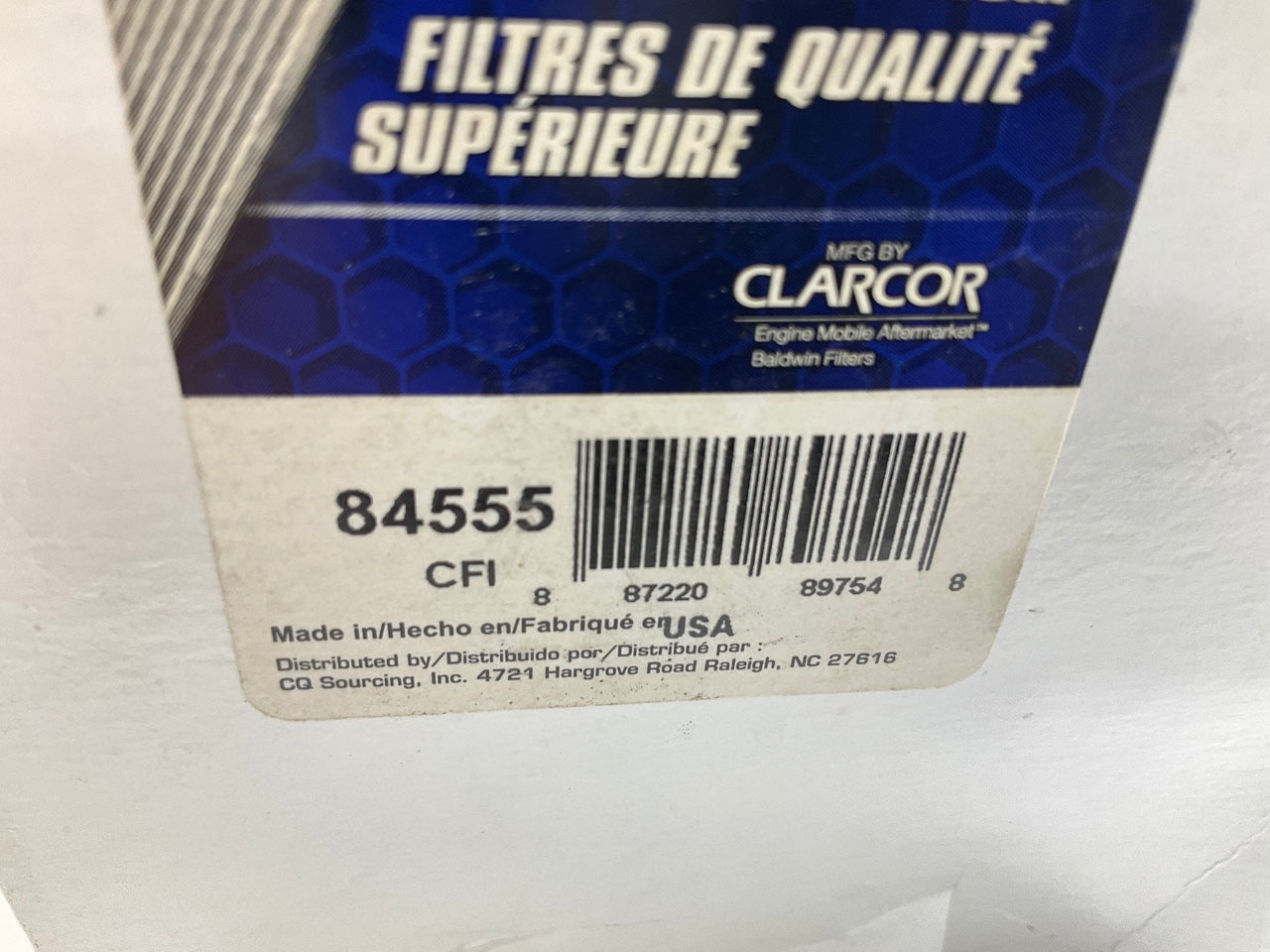 Carquest 84555 Engine Oil Filter Replaces Toyota # 57555, Hino # 15607-1560
