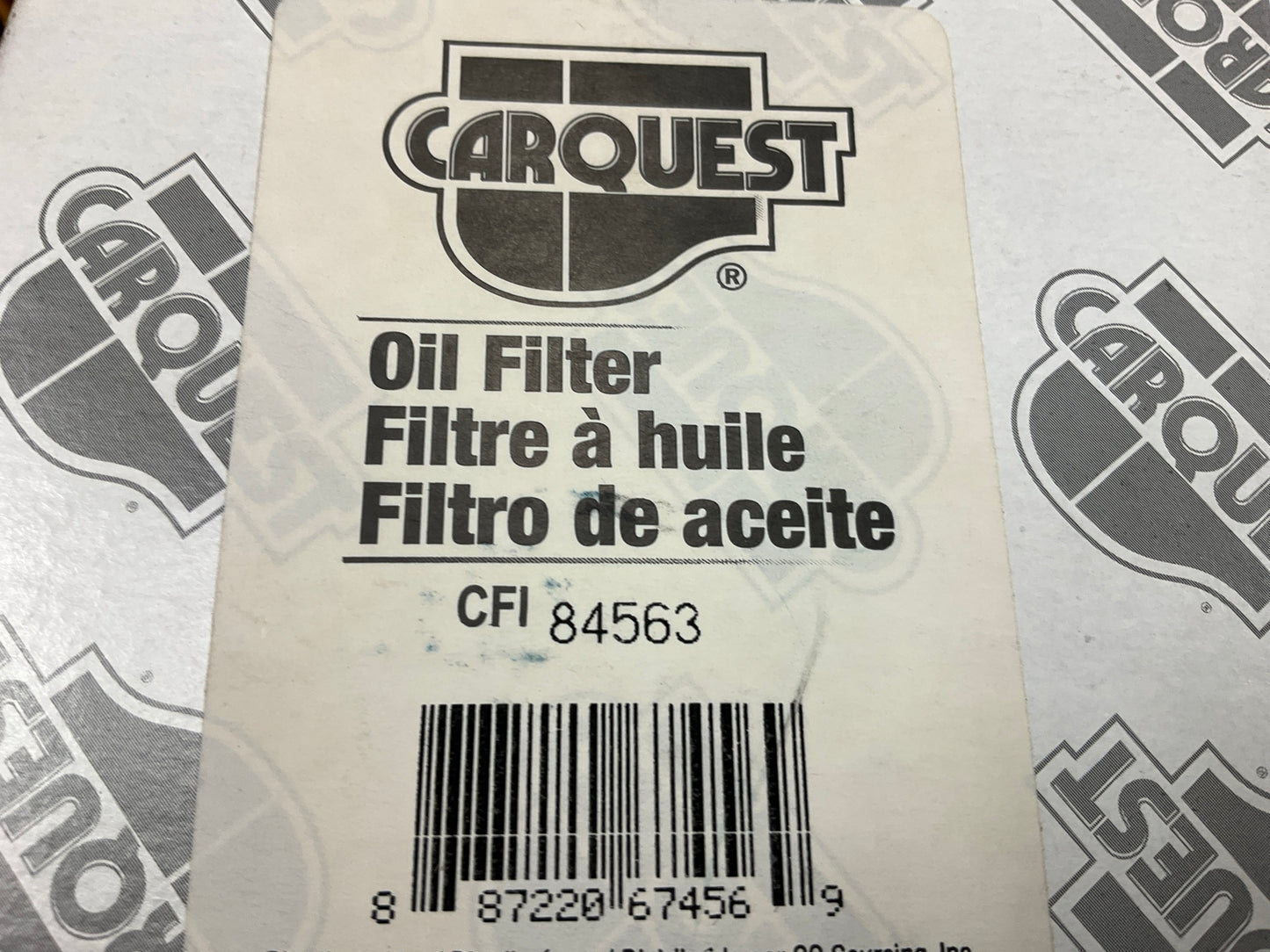 Carquest 84563 Engine Oil Filter  For 2004-2007 Volkswagen Touareg 4.2L V8