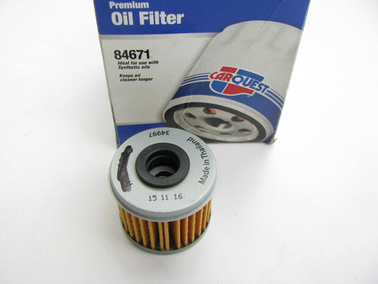 Carquest 84671 Oil Filter Replaces CH6096 57671 HF116 15412-MEB-671