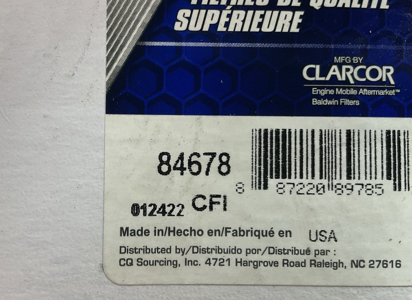 Carquest 84678 Power Steering Filter Replaces 57678, PT9394MPG