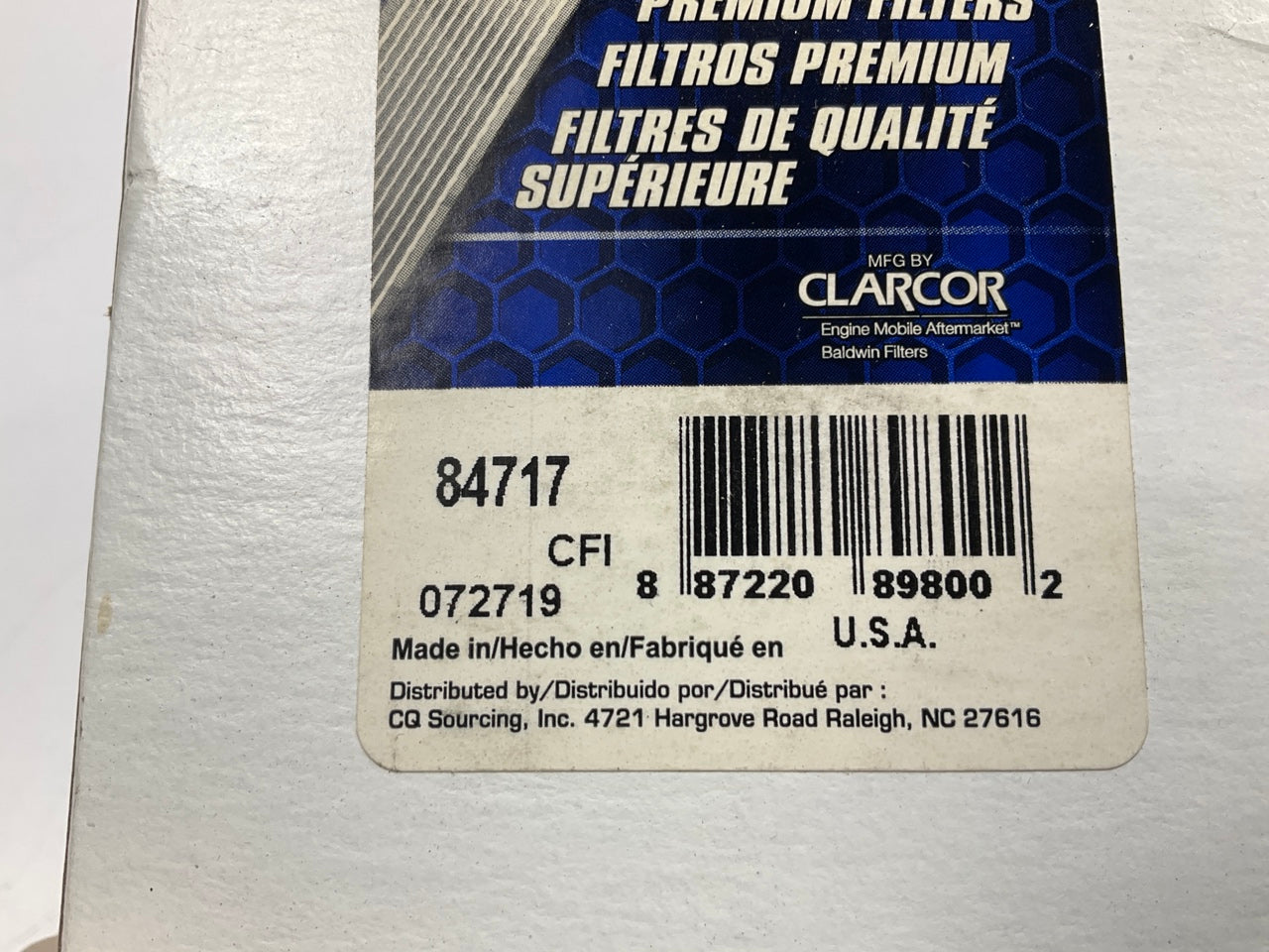 Carquest 84717 Oil Filter - Replaces Wix 57717, Baldwin P7423, 6E7Z6731D, FL2029