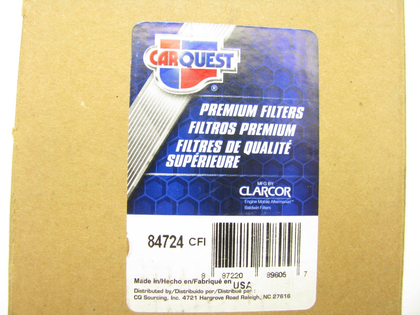 Carquest 84724 Hydraulic Oil Filter Replaces 57724 For CAT Equipment