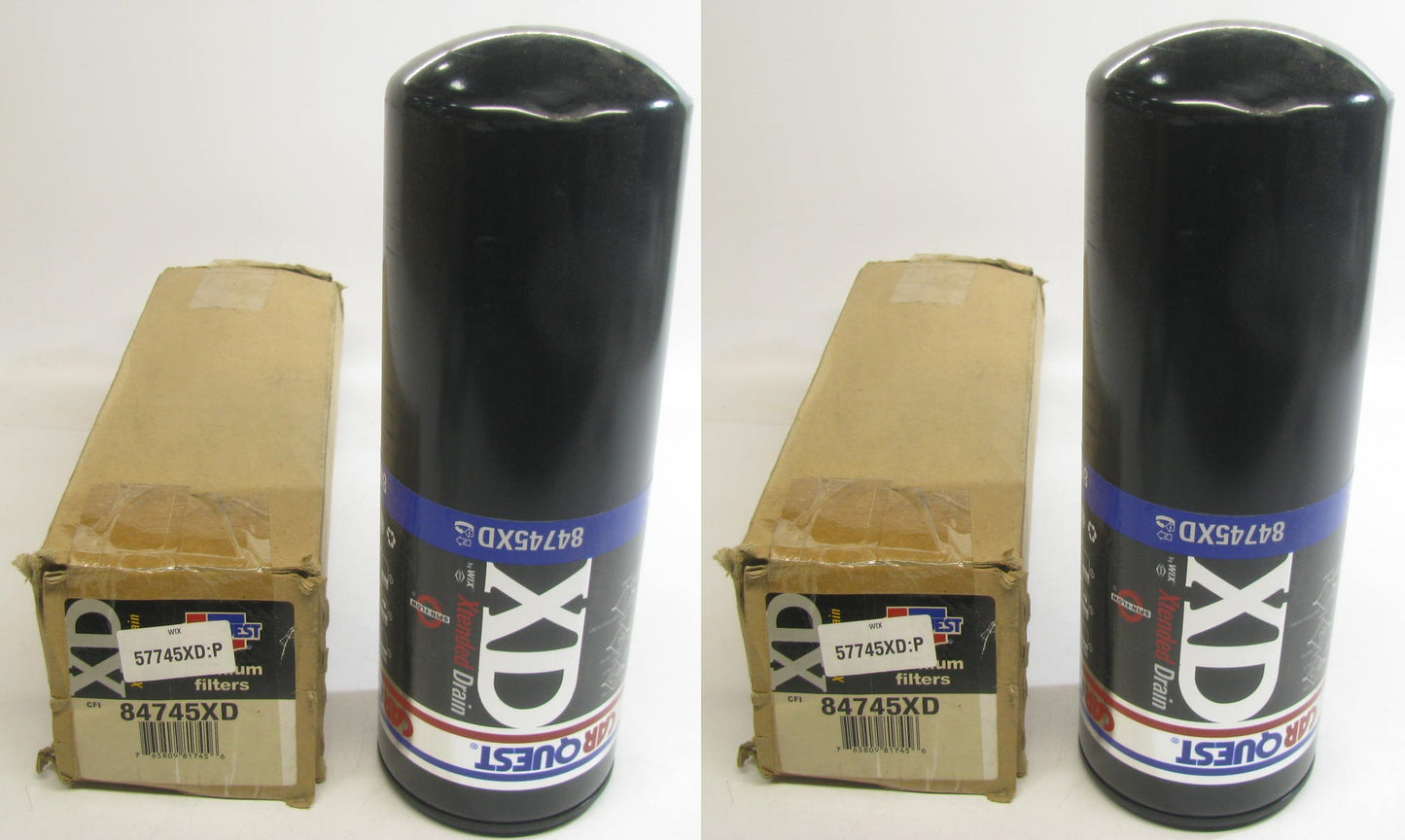 (2) Carquest 84745XD Oil Filters Replaces 57745XD, PH8690, 3101868, 3406810