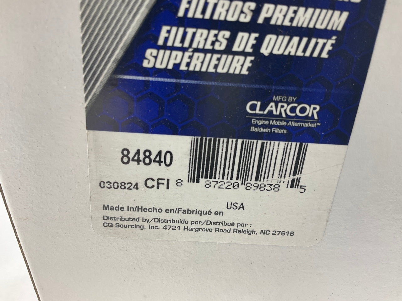 Carquest 84840 Hydraulic Filter Replaces 57840 LH5843 HF30490 P169344 PT8364