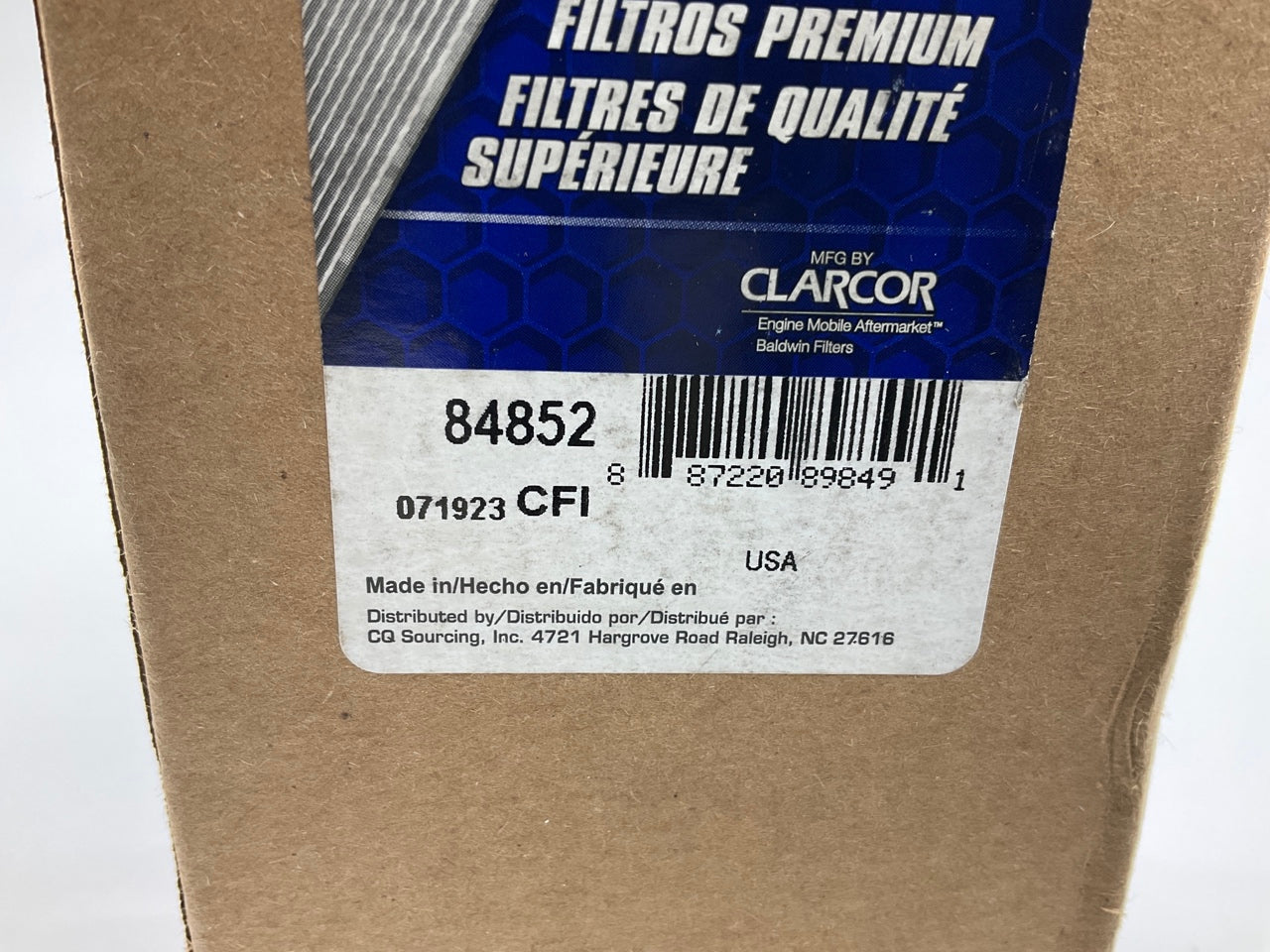 Carquest 84852 Cartridge Hydraulic Metal Canister Filter Replaces 57852 932655Q
