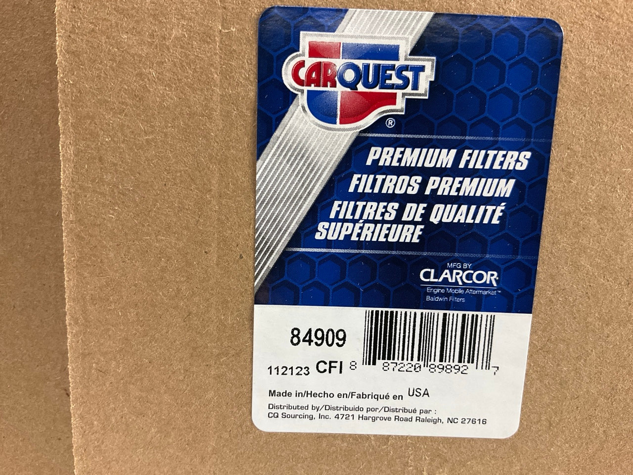 (2) Carquest 84909 Engine Oil Filter Replaces CH10797 57909 LP5090 LF673 LF17474