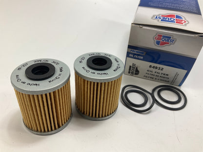 (2) Carquest 84932 Motorcycle Oil Filter