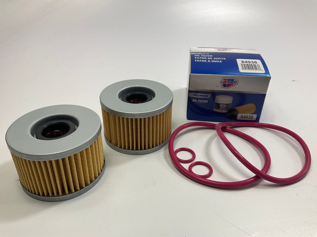 (2) Carquest 84938 Oil Filter Replaces 57938 ML16808 P7007 LF657 96939 84938