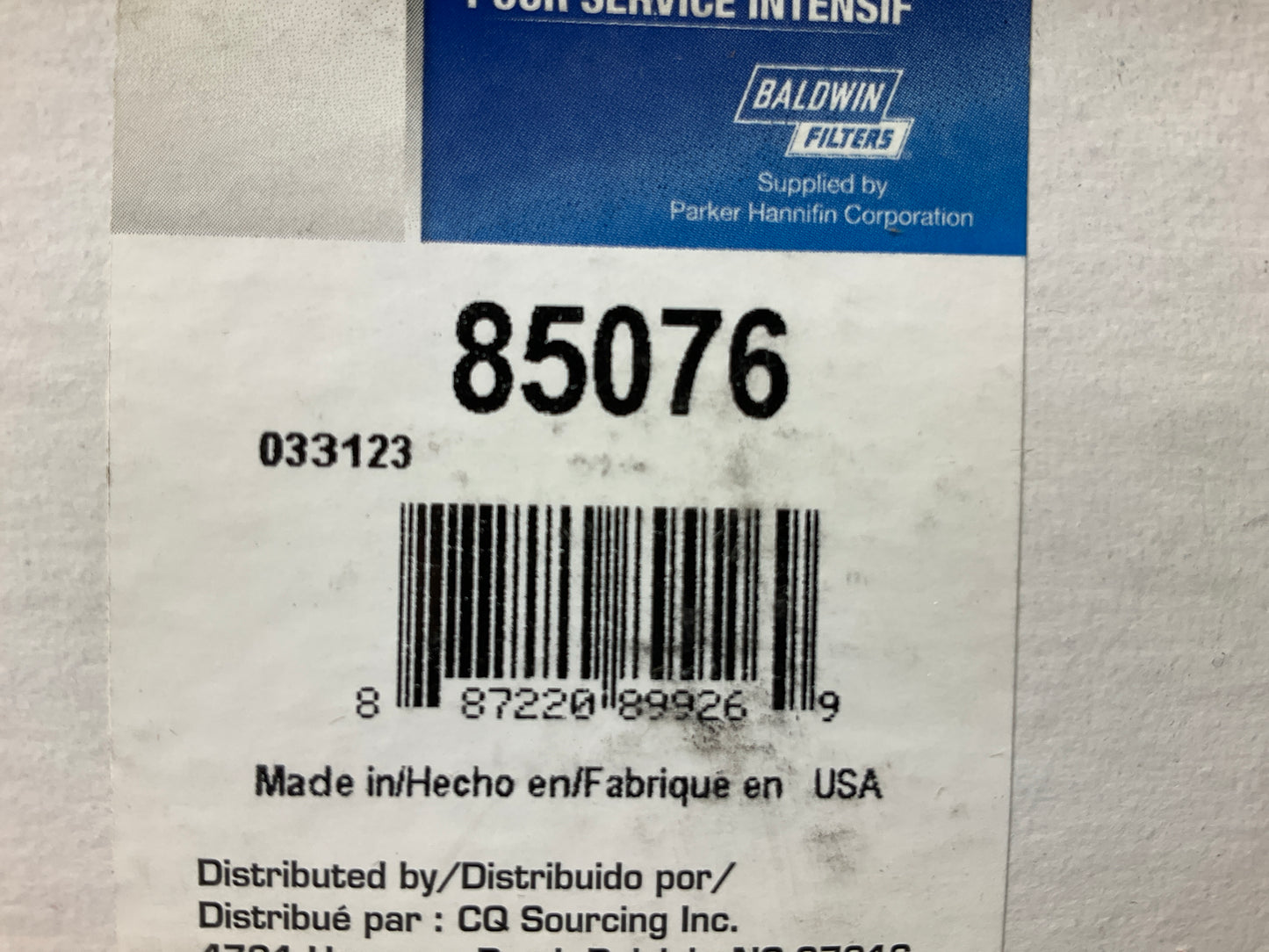 (2) Carquest 85076 Engine Oil Filter - Replaces Wix 51076