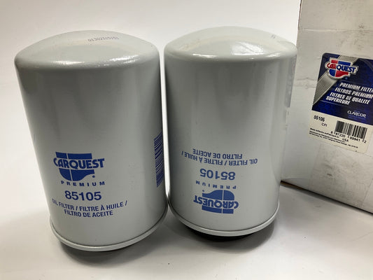 (2) Carquest 85105 Oil Filter Replaces C252 51105 L30017 LFP156 HF931 LF592