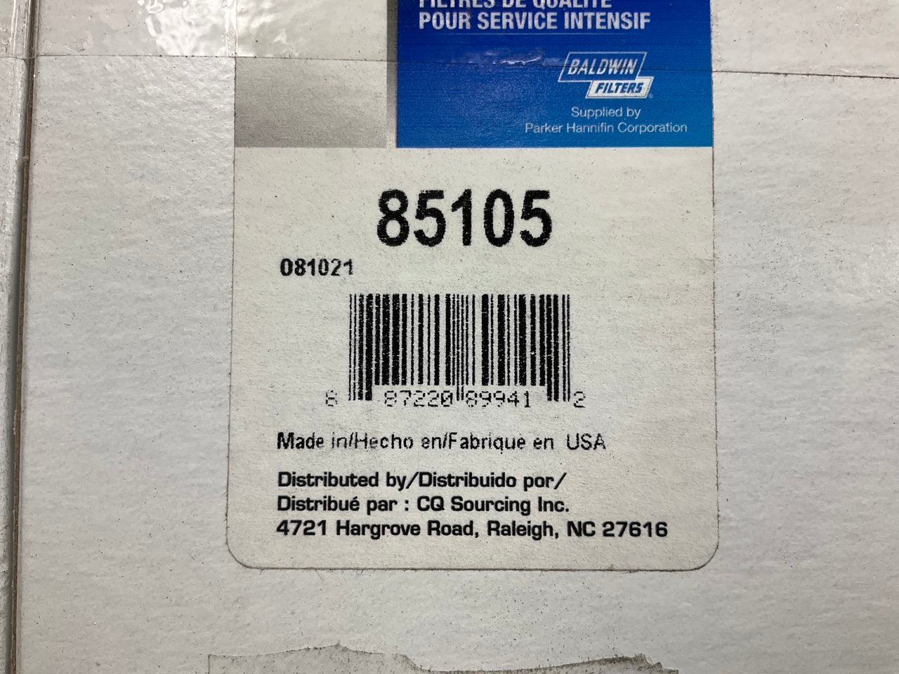(2) Carquest 85105 Oil Filter Replaces C252 51105 L30017 LFP156 HF931 LF592