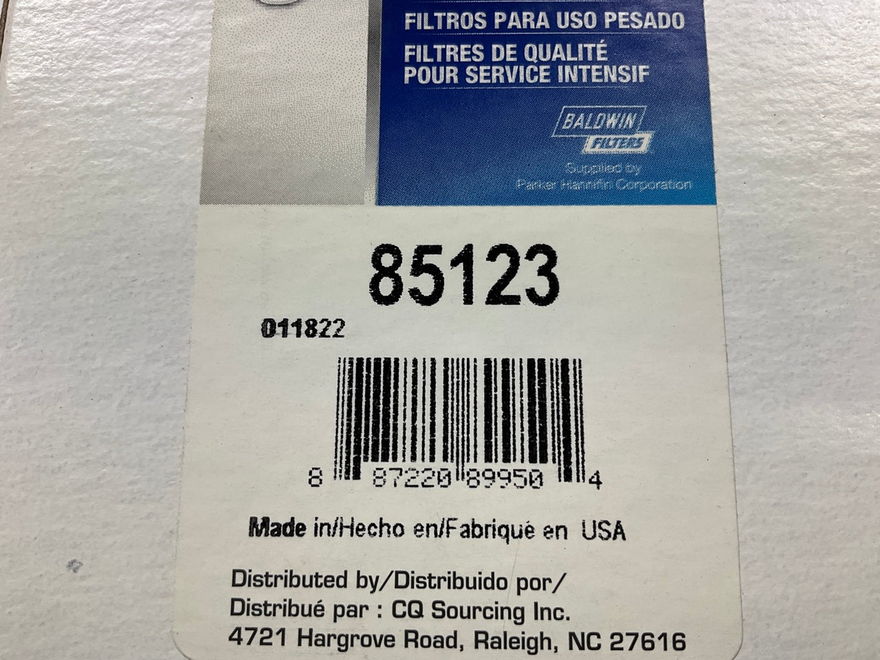 (2) Carquest 85123 Oil Filter Replaces 51123 CH107PL WD94 G533 1900375M91