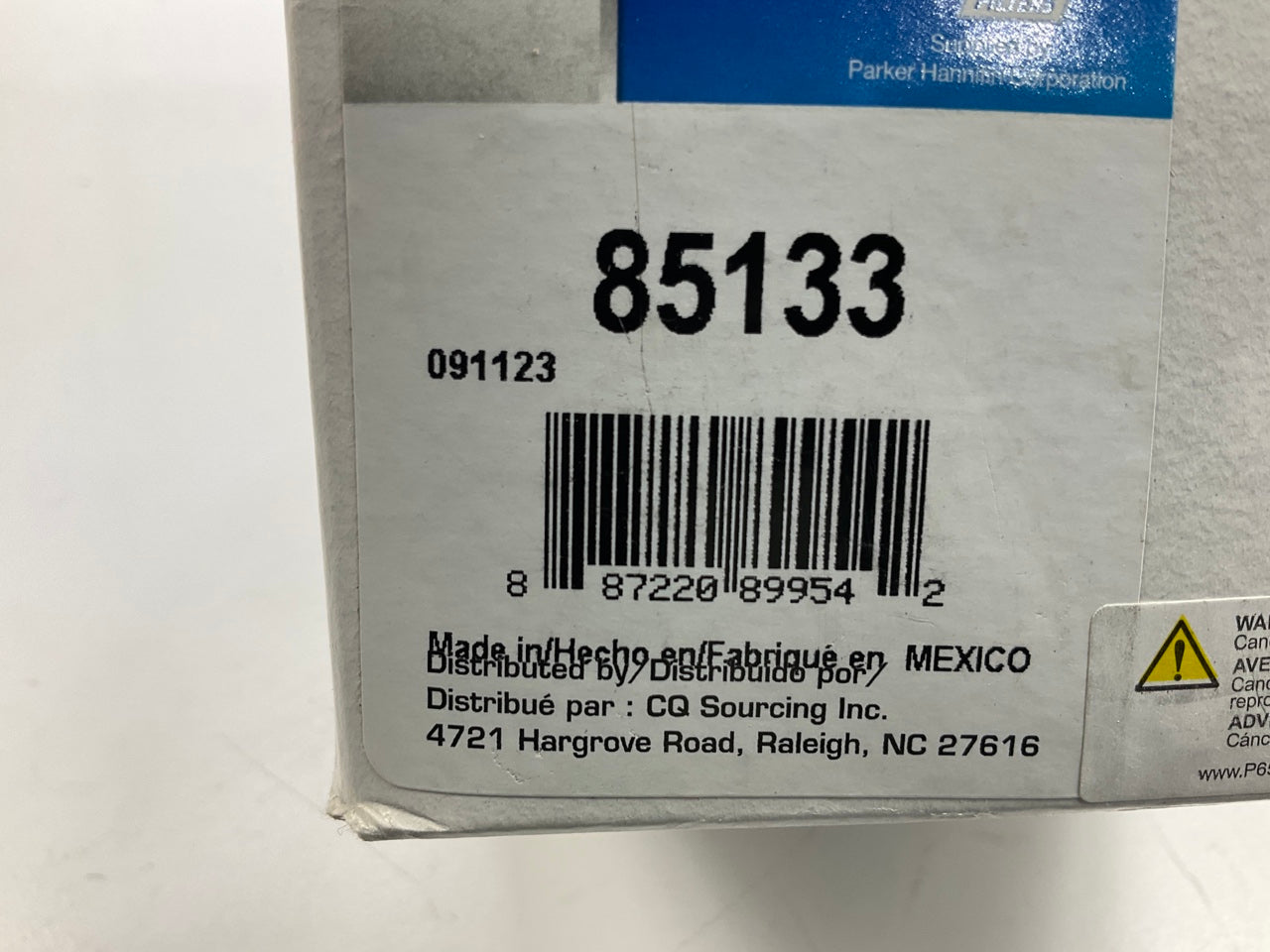 Carquest 85133 Oil Filter Replaces: 24133 L50078 4133 LP151 LF219 LF509N P559053