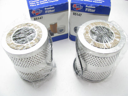 (2) Carquest 85147 Hydraulic Filter Replaces 51147 H30030 P346 LF630 HF6079