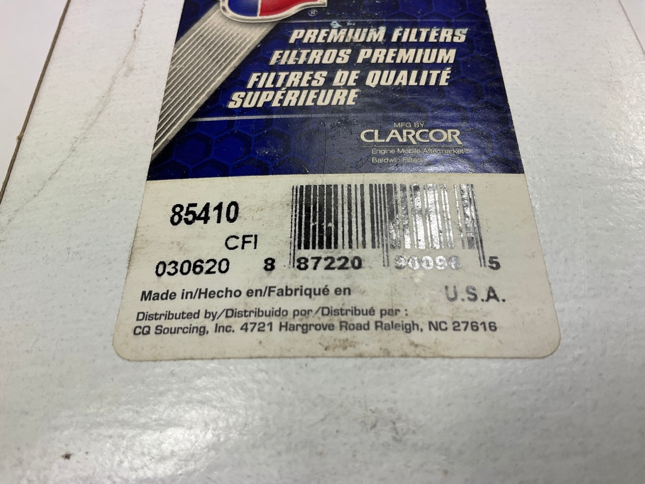 Carquest 85147 Cartridge Hydraulic Filter Replaces: 51147 H30030 P346 LF630
