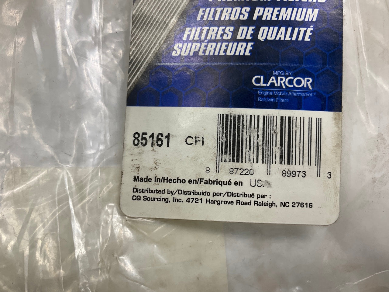 Carquest 85161 Oil Filter Replaces 51434 LP2854 HF758 HF7339 P167425 PF328