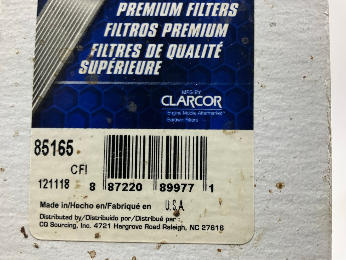 Carquest 85165 Oil Filter Replaces C196PL 51165 H40004 LP165 LF322 LF546 4A-332