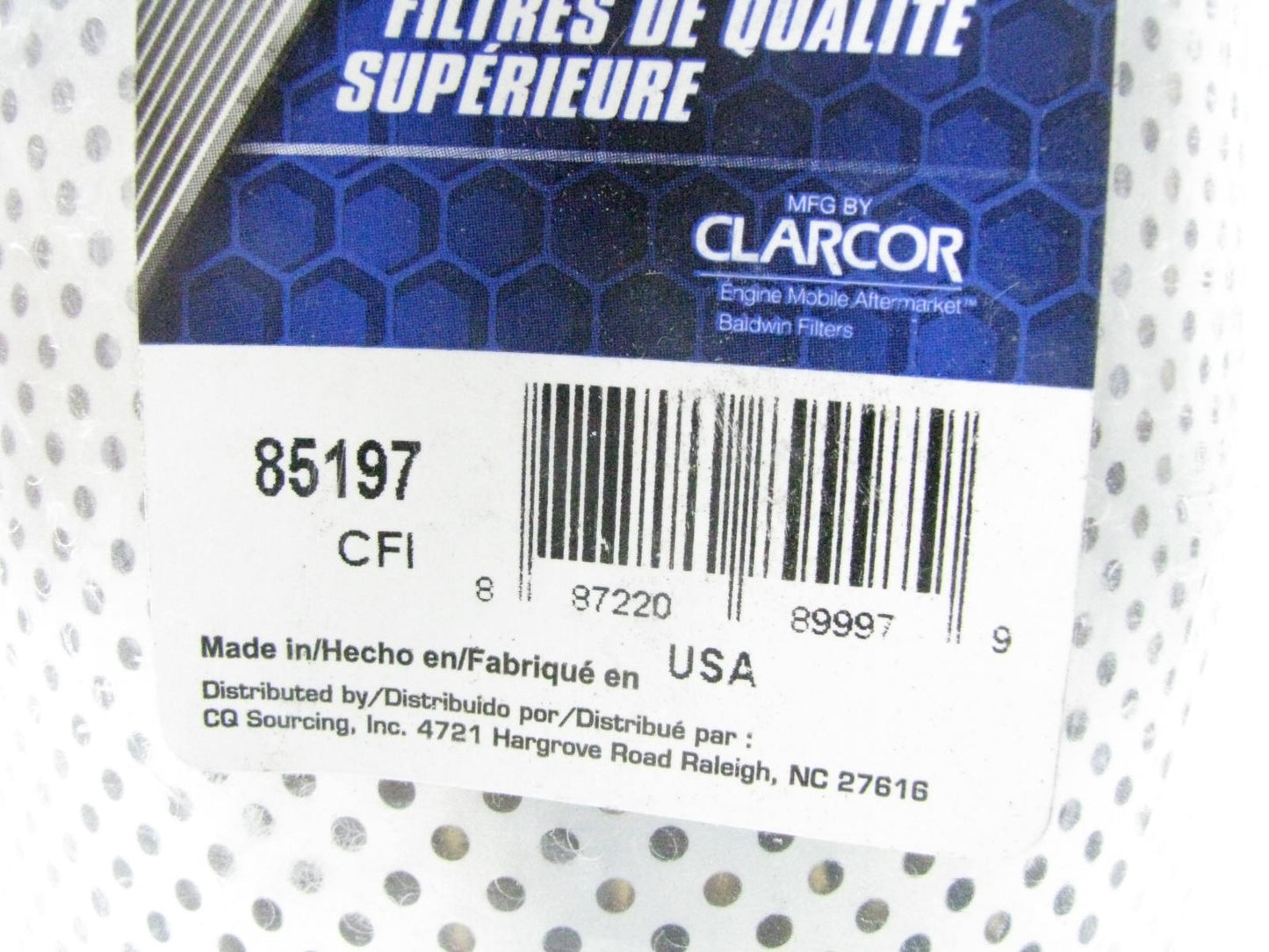 Carquest 85197 Hydraulic Oil Filter Replaces: 51197 H50205 LP560 P555 HF7988