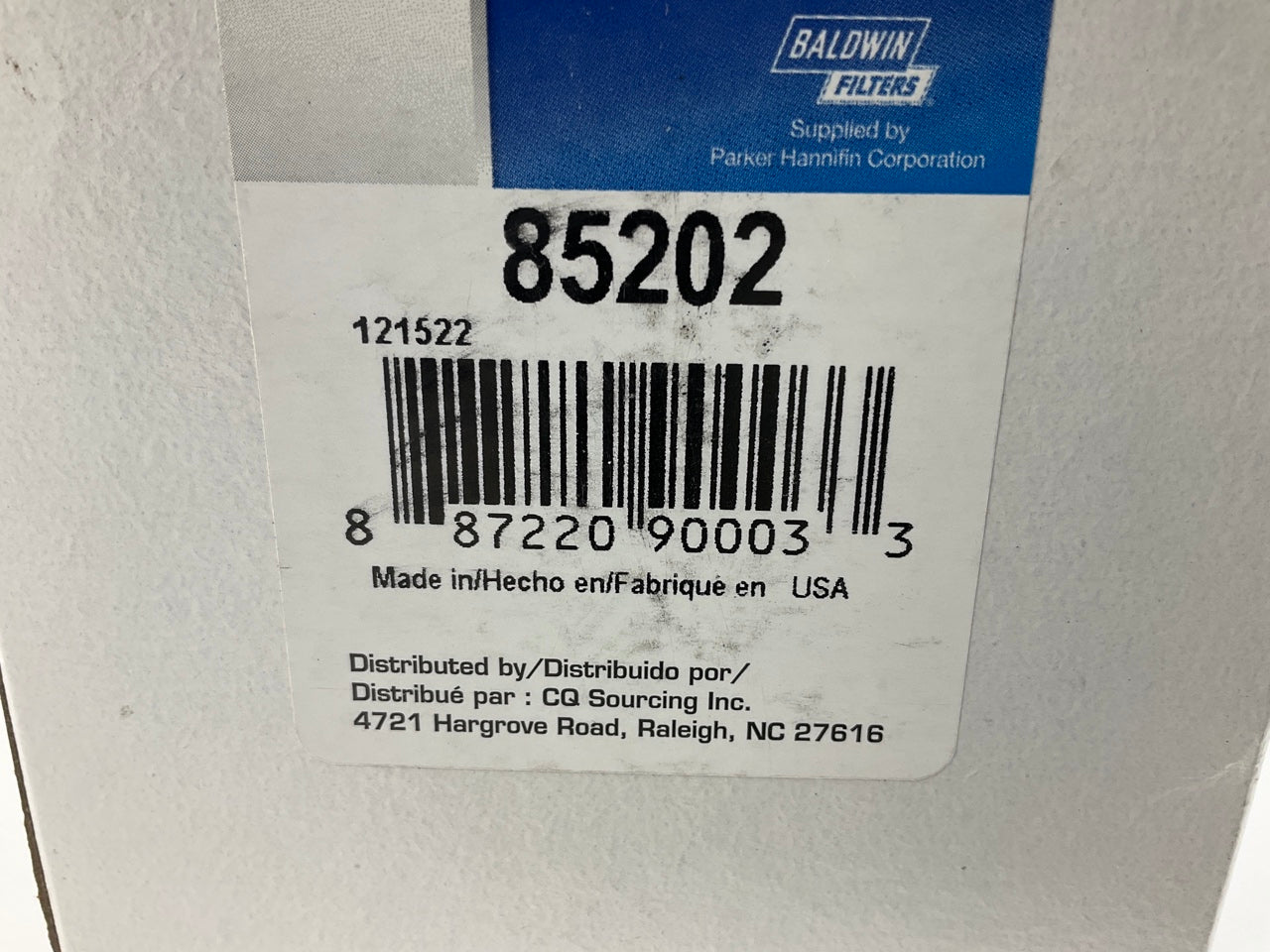 Carquest 85202 Hydraulic Oil Filter Replaces P3959 51202 H40115 HF779 HF6601