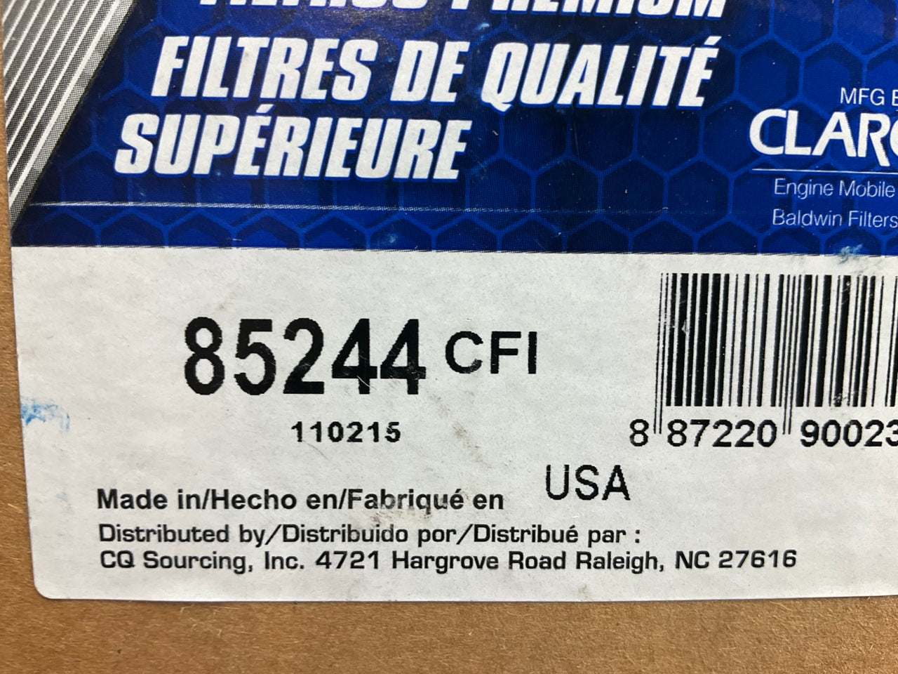 Carquest 85244 Hydraulic Filter - Replaces Wix 51244, Baldwin BT361, 42032530
