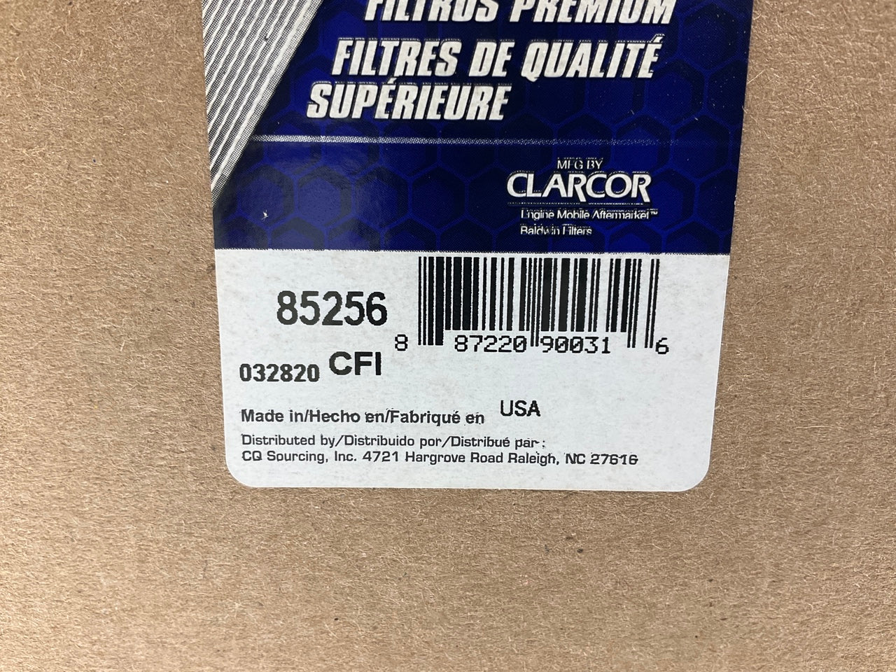Carquest 85256 Hydraulic Filter Replaces 51256, H56043, 269922, P550935, HF781