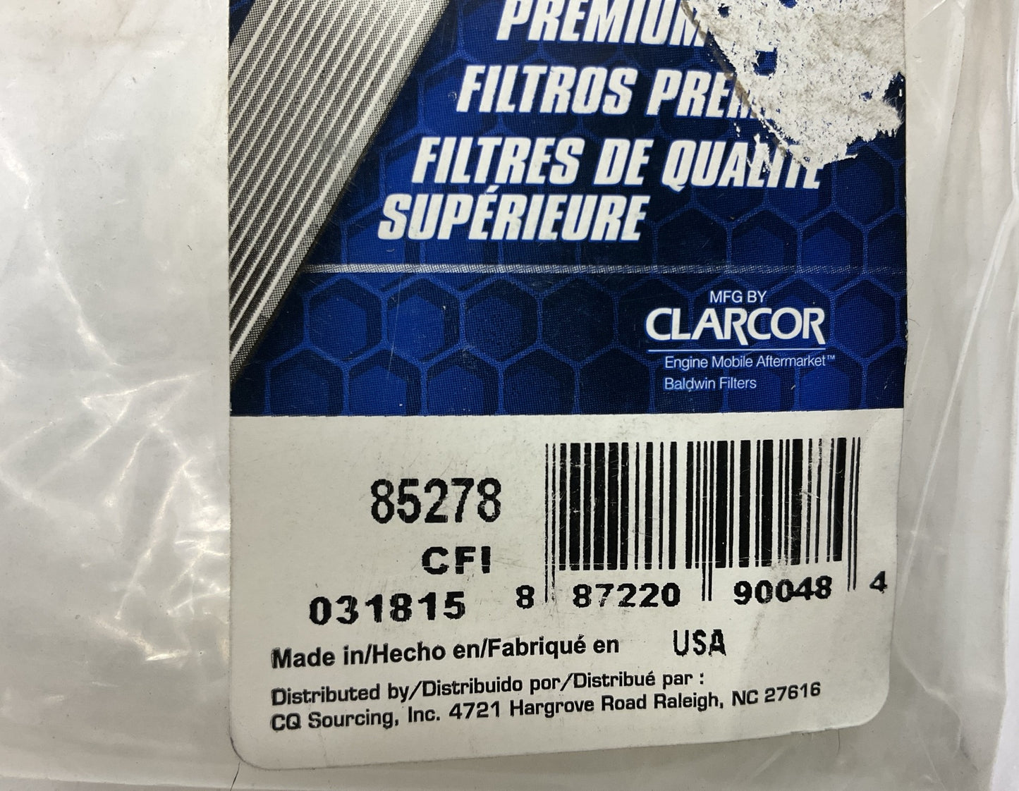 Carquest 85278 Oil Filter - Replaces PT513, PF1168, TL3C, 116368001, 51278