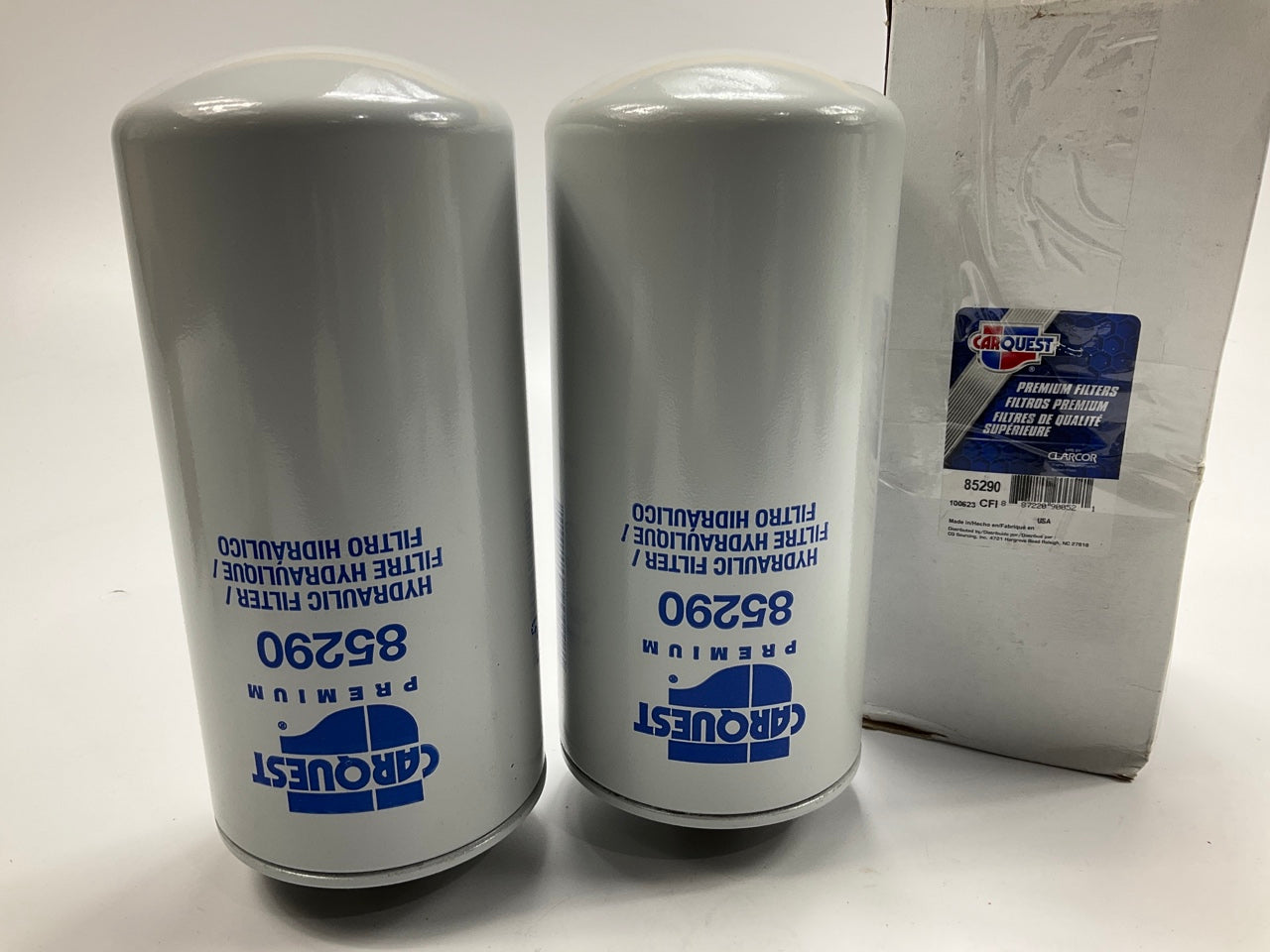 (2) Carquest 85290 Hydraulic Oil Filter Replaces 51290 H55177 1290 LFH8595 HF935