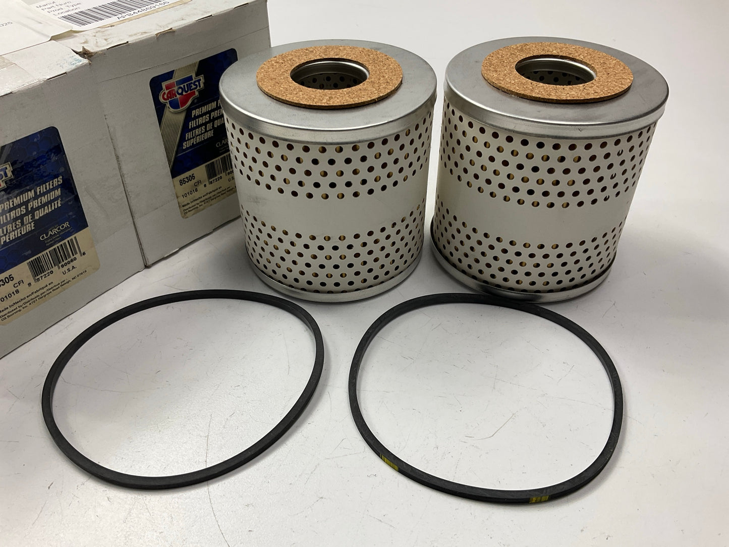 (2) Carquest 85305 Cartridge Lube Metal Canister Filter Replaces Wix 51305