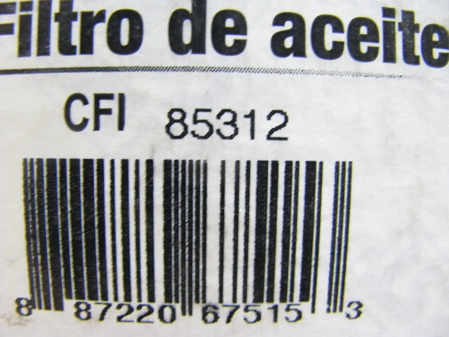 Carquest 85312 Oil Filter Replaces PH922A 51312 LF160 041-8996 7984133