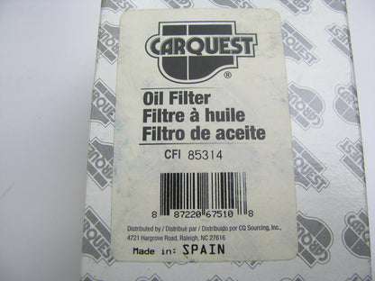 Carquest 85314 Oil Filter Replaces 51314 C8246 57131 H15918 LF372 HF6162 P550309
