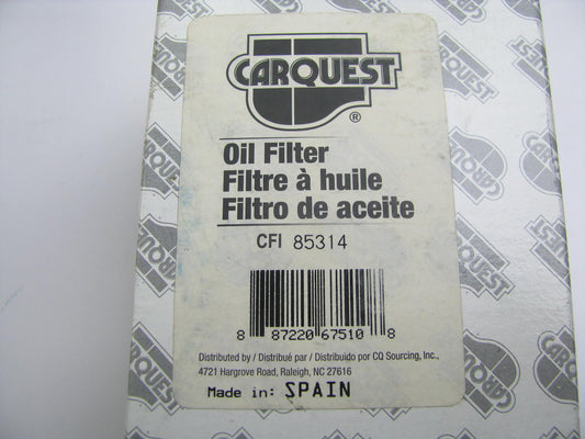 Carquest 85314 Oil Filter Replaces 51314 C8246 57131 H15918 LF372 HF6162 P550309
