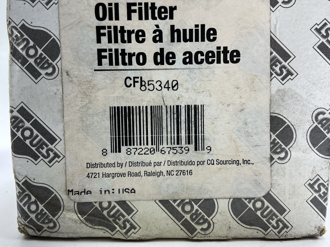 Carquest 85340 Engine Oil Filter