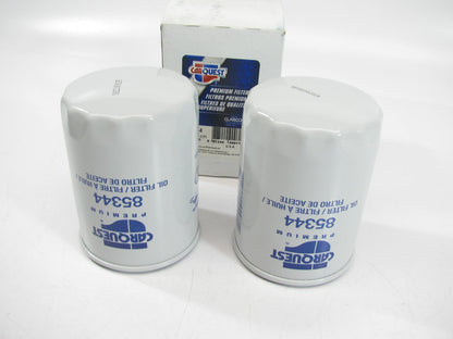 (2) Carquest 85344 Engine Oil Filter Replaces PH3593A 51344 L24458 LFH4978 LF671