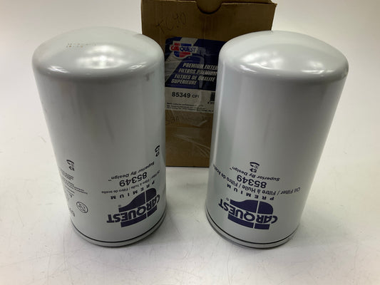 (2) Carquest 85349 Oil Filters - Replaces 15274-99186, 15274-99626, BT243